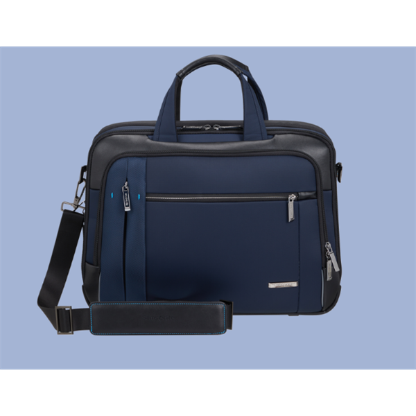 SAMSONITE Notebook táska 137263-1277, Bailhandle Expandable 15.6" (DEEP BLUE) -SPECTROLITE 3.0