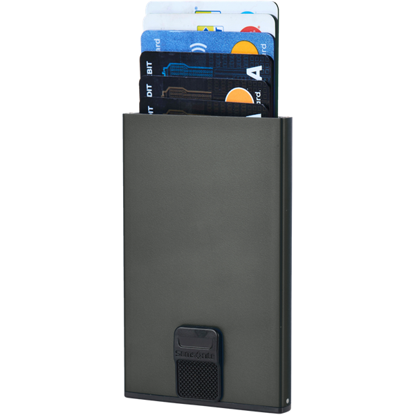 SAMSONITE Pénztárca 133888-1009, 201 - SLIDE-UP CASE (Anthracite) -ALU FIT