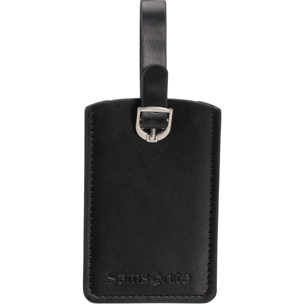 SAMSONITE Utazási Kiegészítő 121307-1041, RECTANGLE LUGGAGE TAG X2 (BLACK) -GLOBAL TA