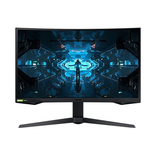 SAMSUNG Ívelt Gaming 240Hz VA monitor 27" G7, 2560x1440, 16:9, 600cd/m2, 1ms, HDMI/DisplayPort/2xUSB, Pivot