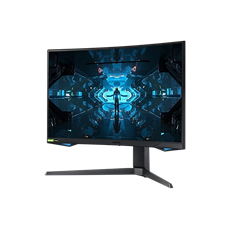 SAMSUNG Ívelt Gaming 240Hz VA monitor 27" G7, 2560x1440, 16:9, 600cd/m2, 1ms, HDMI/DisplayPort/2xUSB, Pivot