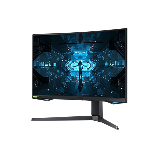 SAMSUNG Ívelt Gaming 240Hz VA monitor 27" G7, 2560x1440, 16:9, 600cd/m2, 1ms, HDMI/DisplayPort/2xUSB, Pivot