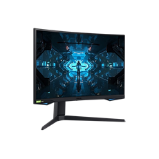 SAMSUNG Ívelt Gaming 240Hz VA monitor 27" G7, 2560x1440, 16:9, 600cd/m2, 1ms, HDMI/DisplayPort/2xUSB, Pivot