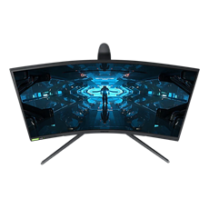 SAMSUNG Ívelt Gaming 240Hz VA monitor 27" G7, 2560x1440, 16:9, 600cd/m2, 1ms, HDMI/DisplayPort/2xUSB, Pivot