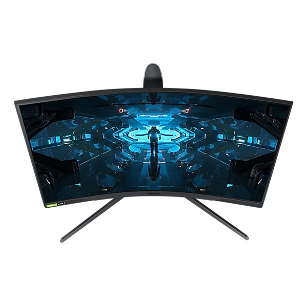 SAMSUNG Ívelt Gaming 240Hz VA monitor 27" G7, 2560x1440, 16:9, 600cd/m2, 1ms, HDMI/DisplayPort/2xUSB, Pivot