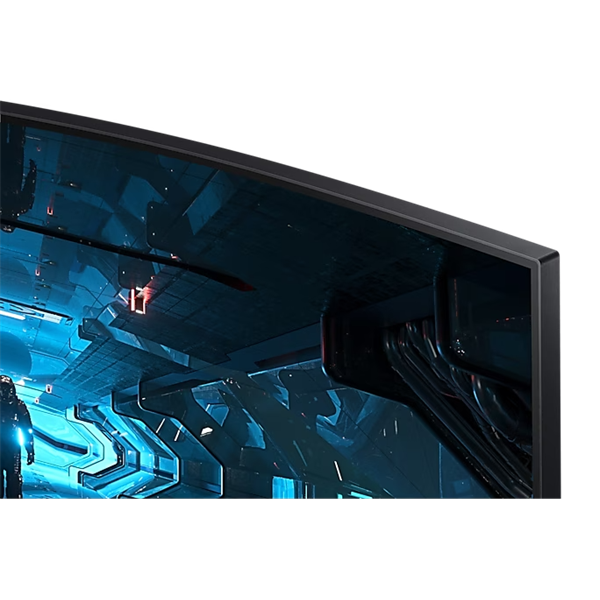SAMSUNG Ívelt Gaming 240Hz VA monitor 27" G7, 2560x1440, 16:9, 600cd/m2, 1ms, HDMI/DisplayPort/2xUSB, Pivot