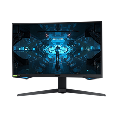 SAMSUNG Ívelt Gaming 240Hz VA monitor 27" G7, 2560x1440, 16:9, 600cd/m2, 1ms, HDMI/DisplayPort/2xUSB, Pivot