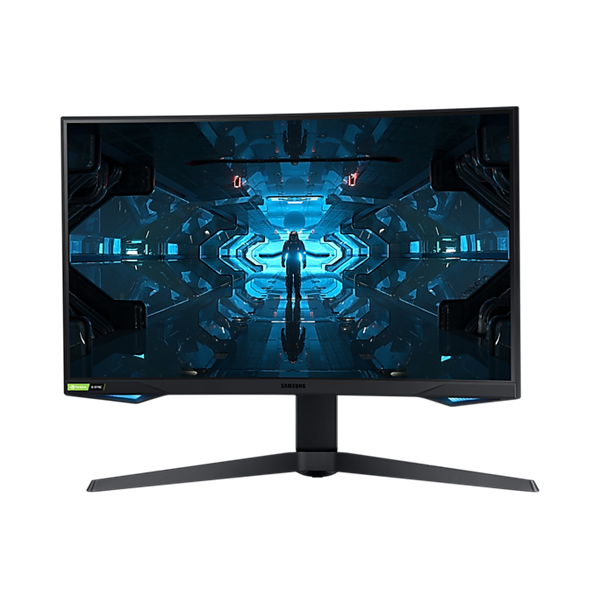 SAMSUNG Ívelt Gaming 240Hz VA monitor 27" G7, 2560x1440, 16:9, 600cd/m2, 1ms, HDMI/DisplayPort/2xUSB, Pivot