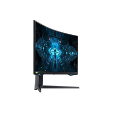 SAMSUNG Ívelt Gaming 240Hz VA monitor 27" G7, 2560x1440, 16:9, 600cd/m2, 1ms, HDMI/DisplayPort/2xUSB, Pivot