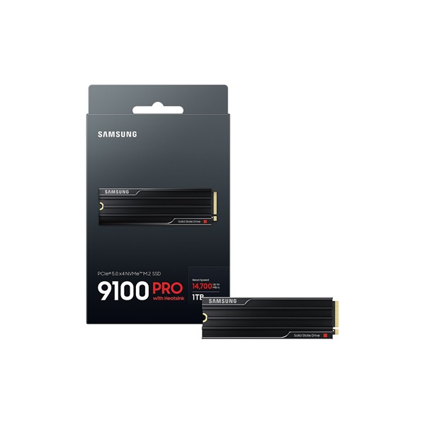 SAMSUNG 9100 PRO with Heatsink PCIe 5.0 NVMe™ M.2 SSD 1TB