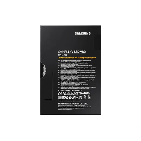 SAMSUNG 980 PCIe 3.0 NVMe M.2 SSD 1TB