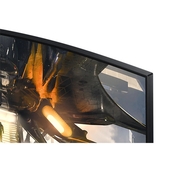 SAMSUNG Ívelt Gaming 165Hz VA monitor 27" G55A, 2560x1440, 16:9, 300cd/m2, 1ms, HDMI/DisplayPort