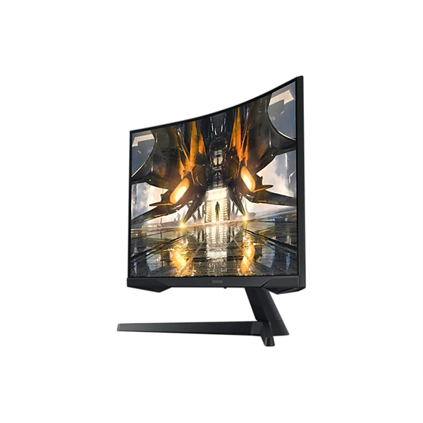 SAMSUNG Ívelt Gaming 165Hz VA monitor 27" G55A, 2560x1440, 16:9, 300cd/m2, 1ms, HDMI/DisplayPort