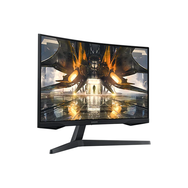 SAMSUNG Ívelt Gaming 165Hz VA monitor 27" G55A, 2560x1440, 16:9, 300cd/m2, 1ms, HDMI/DisplayPort