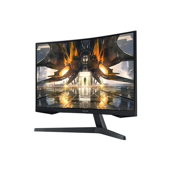 SAMSUNG Ívelt Gaming 165Hz VA monitor 27" G55A, 2560x1440, 16:9, 300cd/m2, 1ms, HDMI/DisplayPort