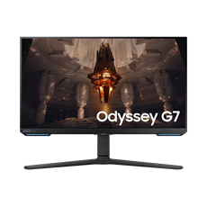 SAMSUNG Gaming 144Hz IPS monitor 28" G70B, 3840x2160, 16:9, 300cd/m2, 1ms, 2xHDMI/DP/2xUSB/LAN/WiFi/BT, Pivot, hangszóró