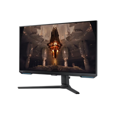 SAMSUNG Gaming 144Hz IPS monitor 28" G70B, 3840x2160, 16:9, 300cd/m2, 1ms, 2xHDMI/DP/2xUSB/LAN/WiFi/BT, Pivot, hangszóró