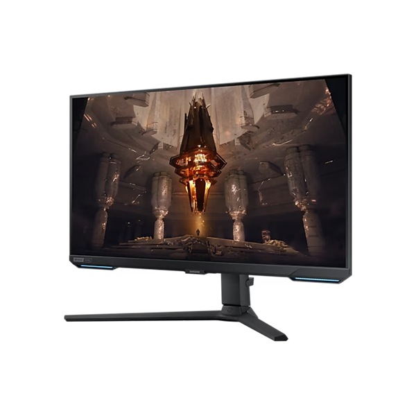 SAMSUNG Gaming 144Hz IPS monitor 28" G70B, 3840x2160, 16:9, 300cd/m2, 1ms, 2xHDMI/DP/2xUSB/LAN/WiFi/BT, Pivot, hangszóró