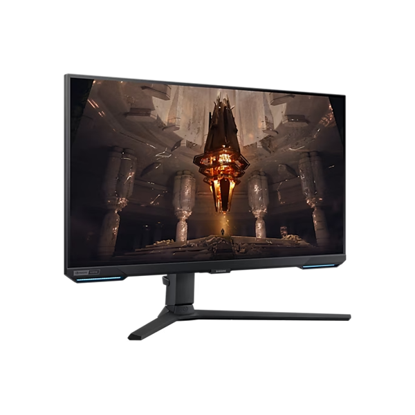 SAMSUNG Gaming 144Hz IPS monitor 28" G70B, 3840x2160, 16:9, 300cd/m2, 1ms, 2xHDMI/DP/2xUSB/LAN/WiFi/BT, Pivot, hangszóró