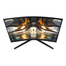 SAMSUNG Ívelt Gaming 165Hz VA monitor 27" G55A, 2560x1440, 16:9, 300cd/m2, 1ms, HDMI/DisplayPort
