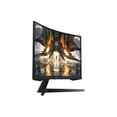 SAMSUNG Ívelt Gaming 165Hz VA monitor 27" G55A, 2560x1440, 16:9, 300cd/m2, 1ms, HDMI/DisplayPort