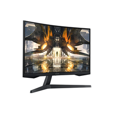 SAMSUNG Ívelt Gaming 165Hz VA monitor 27" G55A, 2560x1440, 16:9, 300cd/m2, 1ms, HDMI/DisplayPort