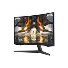 SAMSUNG Ívelt Gaming 165Hz VA monitor 27" G55A, 2560x1440, 16:9, 300cd/m2, 1ms, HDMI/DisplayPort