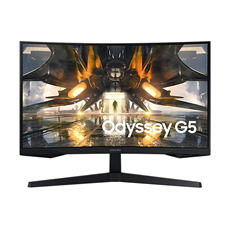 SAMSUNG Ívelt Gaming 165Hz VA monitor 27" G55A, 2560x1440, 16:9, 300cd/m2, 1ms, HDMI/DisplayPort