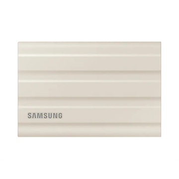 SAMSUNG Hordozható SSD T7 Shield, USB 3.2 Gen.2 (10Gbps), 1 TB, Bézs