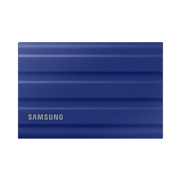 SAMSUNG Hordozható SSD T7 Shield, USB 3.2 Gen.2 (10Gbps), 1 TB, Kék