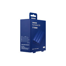 SAMSUNG Hordozható SSD T7 Shield, USB 3.2 Gen.2 (10Gbps), 2TB, Kék