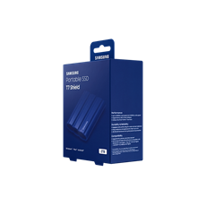 SAMSUNG Hordozható SSD T7 Shield, USB 3.2 Gen.2 (10Gbps), 2TB, Kék