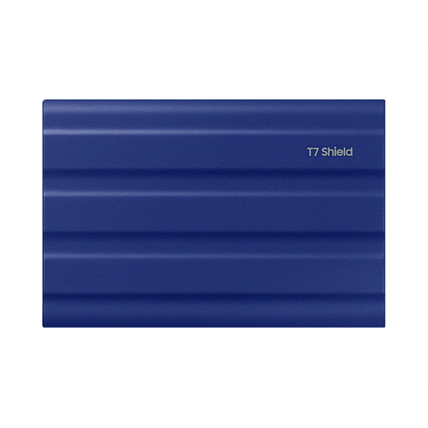 SAMSUNG Hordozható SSD T7 Shield, USB 3.2 Gen.2 (10Gbps), 2TB, Kék