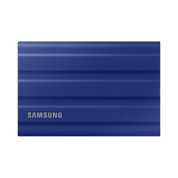 SAMSUNG Hordozható SSD T7 Shield, USB 3.2 Gen.2 (10Gbps), 2 TB, Kék