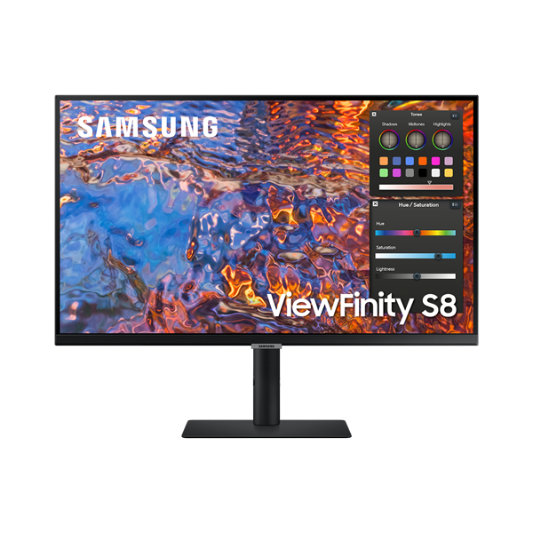SAMSUNG IPS 27" monitor S80PB, 3840x2160, 16:9, 400cd/m2, 5ms, HDMI/DP/3xUSB/USB-C/LAN, Pivot