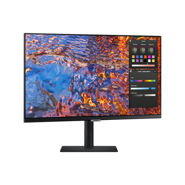 SAMSUNG IPS 27" monitor S80PB, 3840x2160, 16:9, 400cd/m2, 5ms, HDMI/DP/3xUSB/USB-C/LAN, Pivot