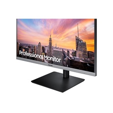 SAMSUNG IPS monitor 23.8" SR65, 1920x1080, 16:9, 250cd/m2, 5ms, VGA/DisplayPort/HDMI/4xUSB, Pivot