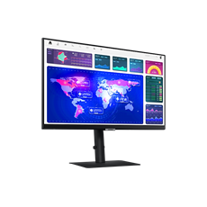 SAMSUNG IPS monitor 24" S60UA, 2560x1440, 16:9, 300cd/m2, 5ms, DisplayPort/HDMI/3xUSB/USB-C, Pivot