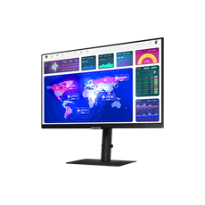 SAMSUNG IPS monitor 24" S60UA, 2560x1440, 16:9, 300cd/m2, 5ms, DisplayPort/HDMI/3xUSB/USB-C, Pivot