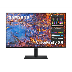 SAMSUNG IPS monitor 32" S80PB, 3840x2160, 16:9, 350cd/m2, 5ms, DisplayPort/HDMI/3xUSB/USB-C/LAN, Pivot