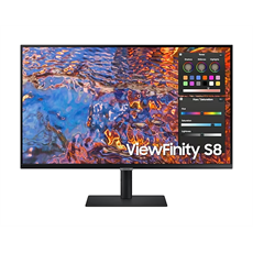 SAMSUNG IPS monitor 32" S80PB, 3840x2160, 16:9, 350cd/m2, 5ms, DisplayPort/HDMI/3xUSB/USB-C/LAN, Pivot