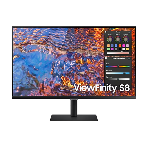 SAMSUNG IPS monitor 32" S80PB, 3840x2160, 16:9, 350cd/m2, 5ms, DisplayPort/HDMI/3xUSB/USB-C/LAN, Pivot