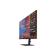 SAMSUNG IPS monitor 32" S80PB, 3840x2160, 16:9, 350cd/m2, 5ms, DisplayPort/HDMI/3xUSB/USB-C/LAN, Pivot