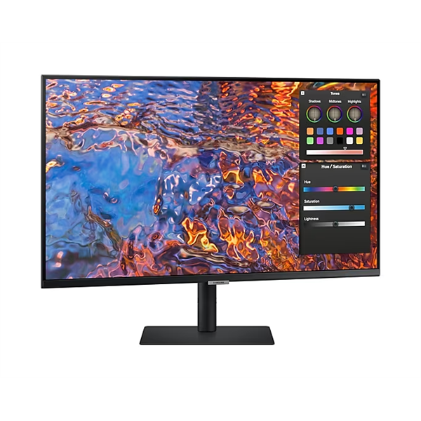 SAMSUNG IPS monitor 32" S80PB, 3840x2160, 16:9, 350cd/m2, 5ms, DisplayPort/HDMI/3xUSB/USB-C/LAN, Pivot