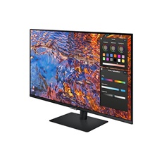 SAMSUNG IPS monitor 32" S80PB, 3840x2160, 16:9, 350cd/m2, 5ms, DisplayPort/HDMI/3xUSB/USB-C/LAN, Pivot