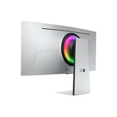 SAMSUNG Ívelt Gaming&Smart OLED monitor 34" G85SB, 3440x1440, 21:9, 250cd/m2, 0.1ms, Mini-DP/Micro HDMI/USB-C/WiFi/BT