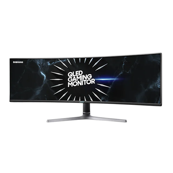 SAMSUNG Ívelt Gaming 120Hz VA monitor 48.8" CRG9, 5120x1440, 32:9, 1000cd/m2, 4ms, HDMI/2xDisplayPort/4xUSB