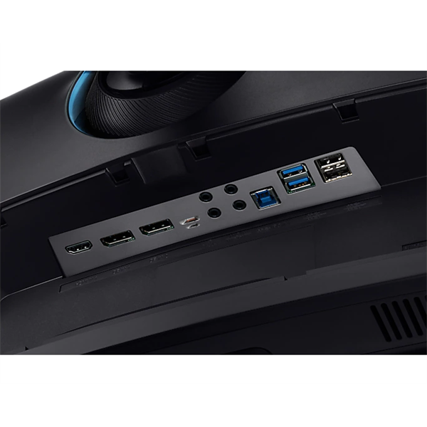 SAMSUNG Ívelt Gaming 120Hz VA monitor 48.8" CRG9, 5120x1440, 32:9, 1000cd/m2, 4ms, HDMI/2xDisplayPort/4xUSB