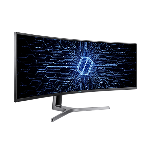 SAMSUNG Ívelt Gaming 120Hz VA monitor 48.8" CRG9, 5120x1440, 32:9, 1000cd/m2, 4ms, HDMI/2xDisplayPort/4xUSB