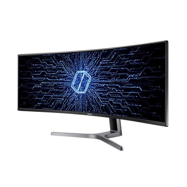 SAMSUNG Ívelt Gaming 120Hz VA monitor 48.8" CRG9, 5120x1440, 32:9, 1000cd/m2, 4ms, HDMI/2xDisplayPort/4xUSB